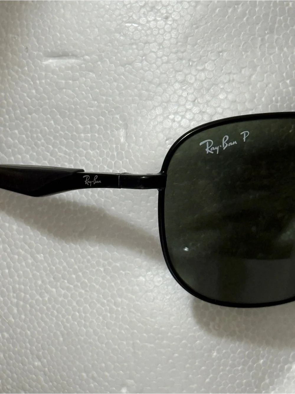 Metal aviator sunglasses, Ray-Ban RB3519 Polarized